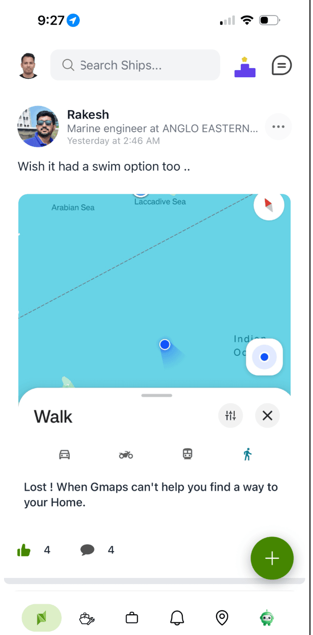 Real stories from sea life — app screenshot